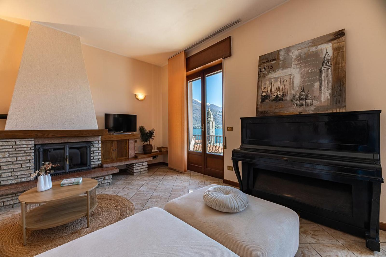 Appartamento Bellavista - Lake Como View - Near The Beach Cremia Bagian luar foto
