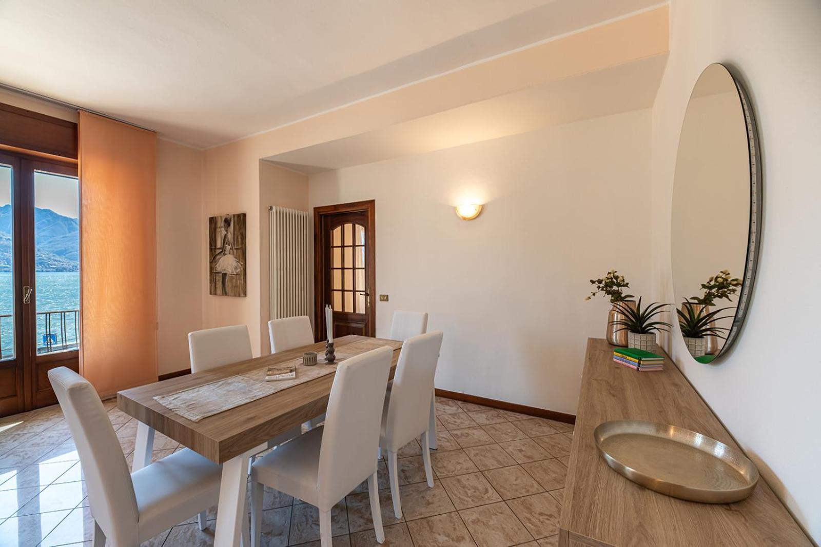Appartamento Bellavista - Lake Como View - Near The Beach Cremia Bagian luar foto